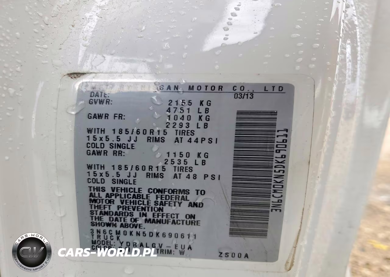 2013 Nissan Nv200 S VIN:3N6CM0KN5DK690611 - 13