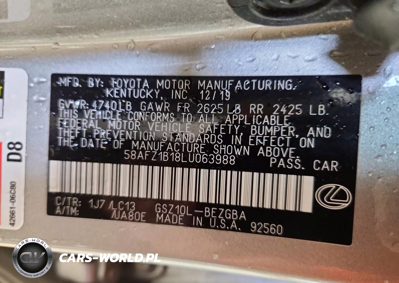 2020 Lexus Es 350 Ultra Luxury VIN:58AFZ1B18LU063988 - 13