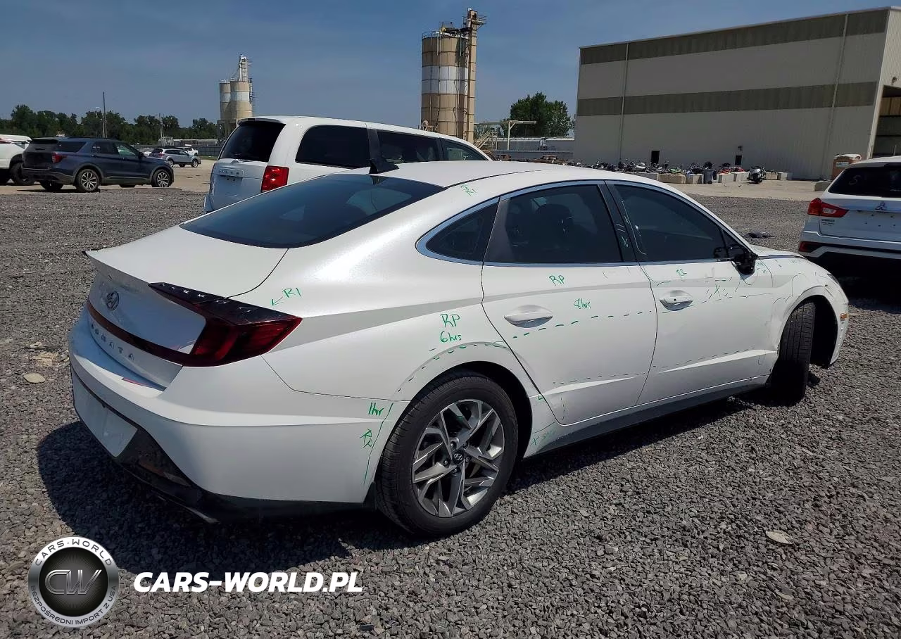 2022 Hyundai Sonata Sel VIN:KMHL64JA2NA235717 - 3