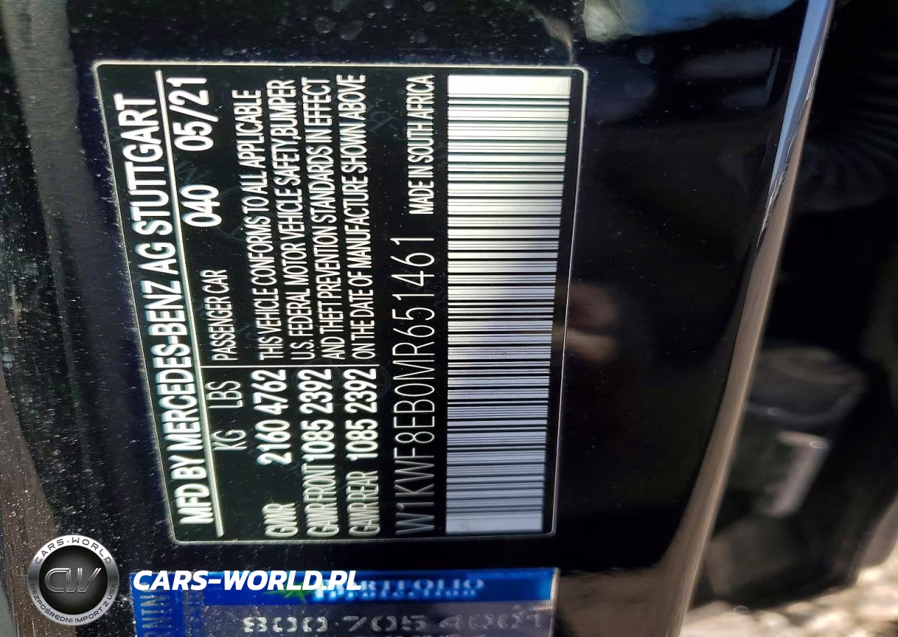 2021 Mercedes-Benz C 300 4Matic VIN:W1KWF8EB0MR651461 - 12
