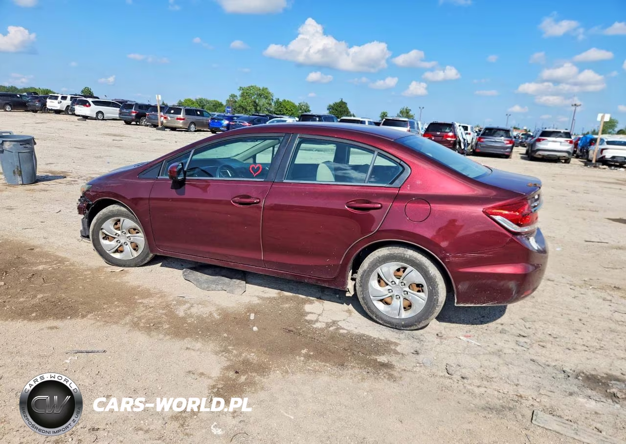 2015 Honda Civic Lx VIN:19XFB2F52FE091727 - 2