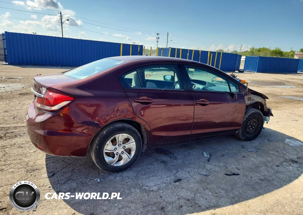 2015 Honda Civic Lx VIN:19XFB2F52FE091727 - 3