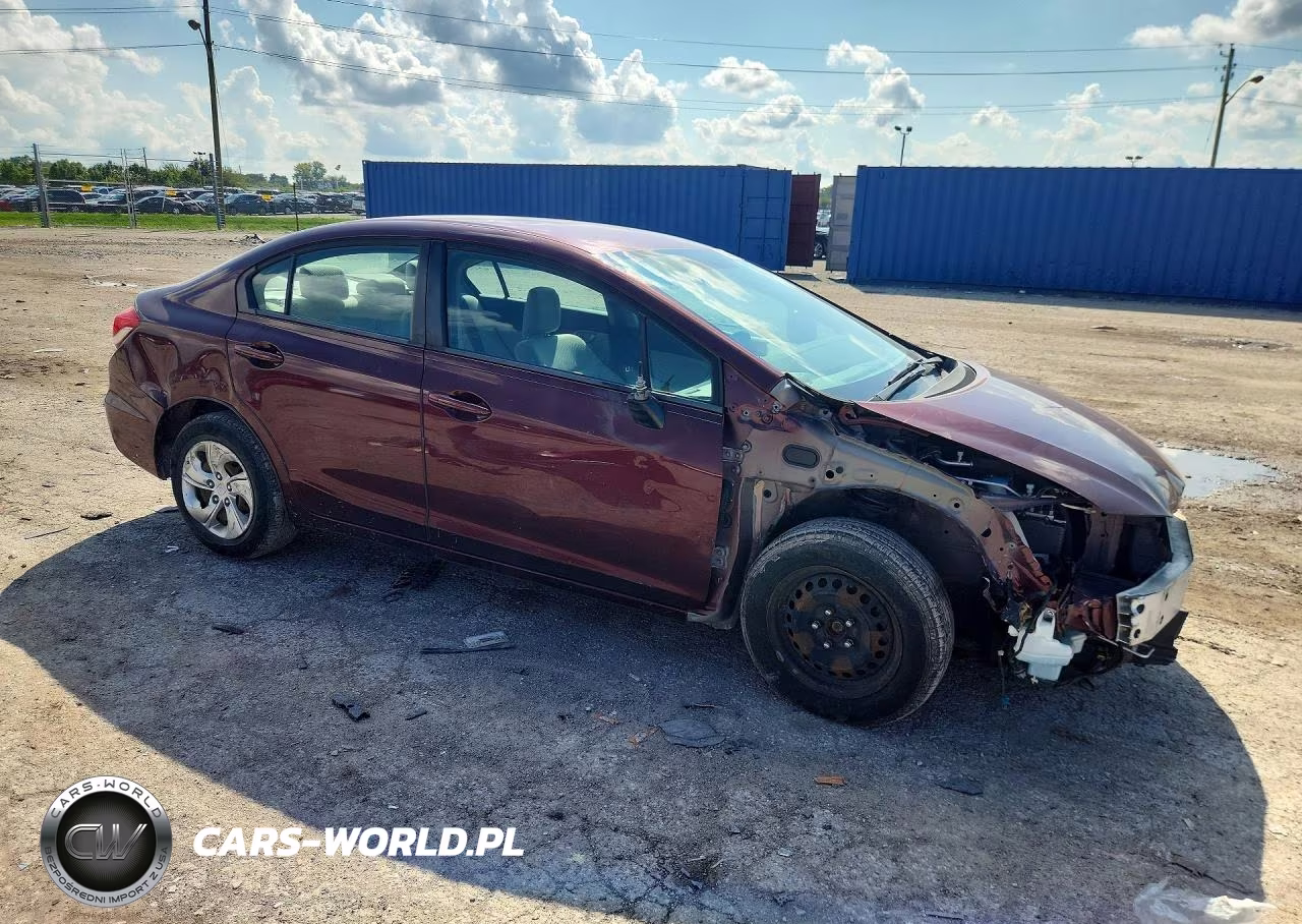 2015 Honda Civic Lx VIN:19XFB2F52FE091727 - 4