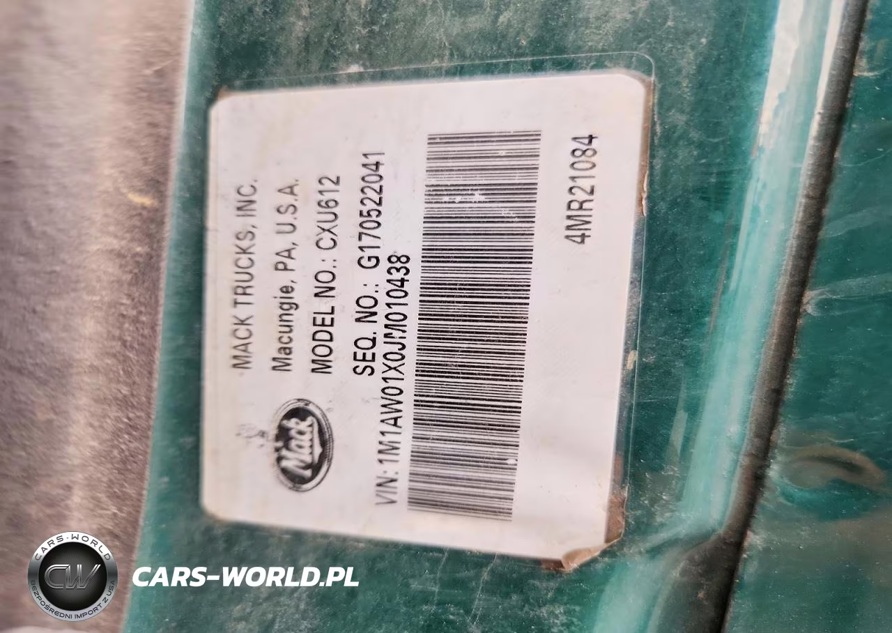 2018 Mack 600 Cxu600 VIN:1M1AW01X0JM010438 - 11