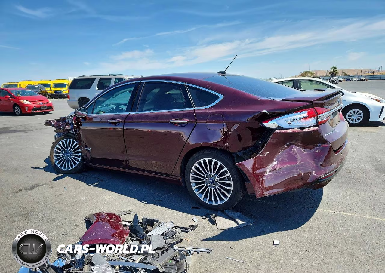 2017 Ford Fusion Titanium Hev VIN:3FA6P0RU4HR408580 - 2