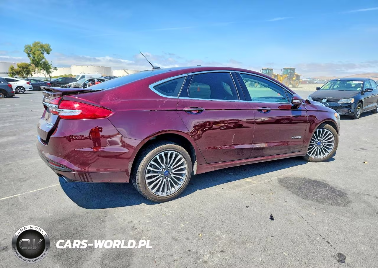 2017 Ford Fusion Titanium Hev VIN:3FA6P0RU4HR408580 - 3