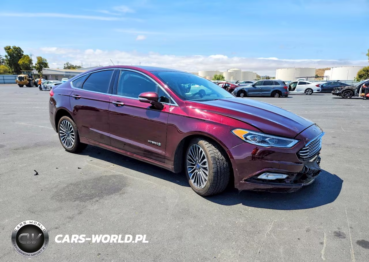 2017 Ford Fusion Titanium Hev VIN:3FA6P0RU4HR408580 - 4