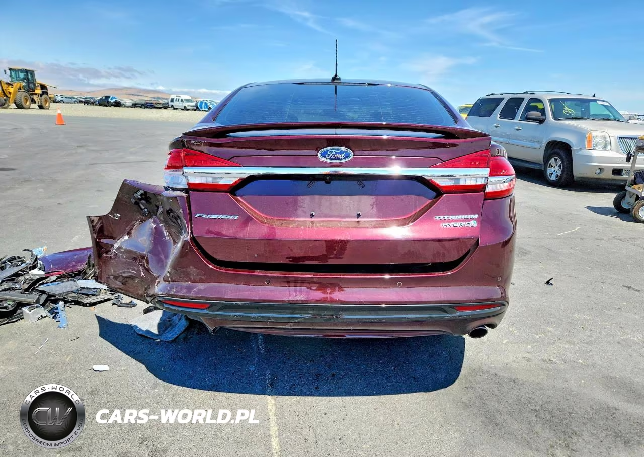 2017 Ford Fusion Titanium Hev VIN:3FA6P0RU4HR408580 - 6
