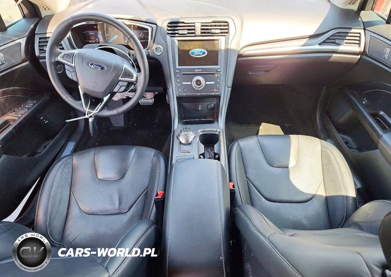 2017 Ford Fusion Titanium Hev VIN:3FA6P0RU4HR408580 - 8