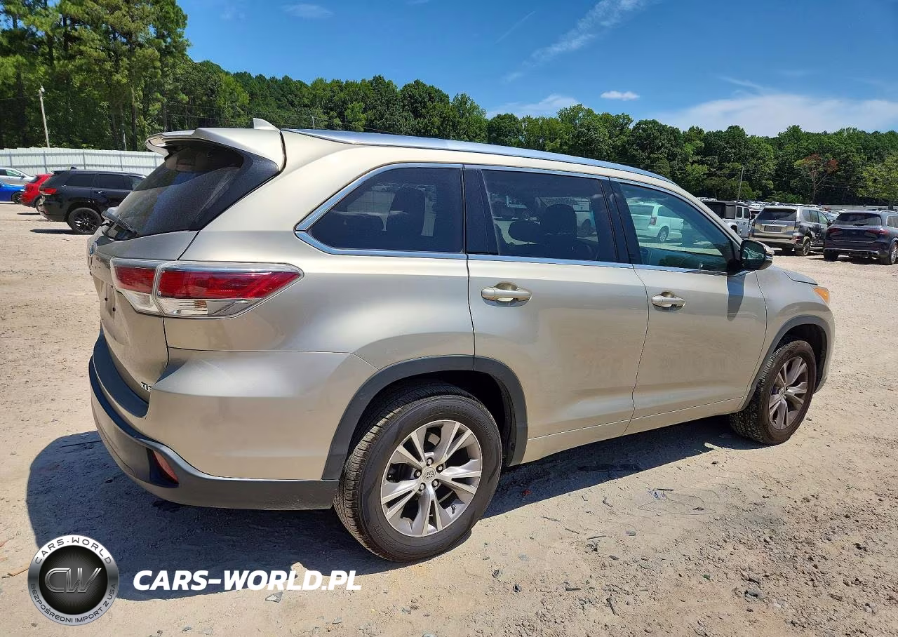 2014 Toyota Highlander Xle VIN:5TDKKRFH0ES008768 - 3