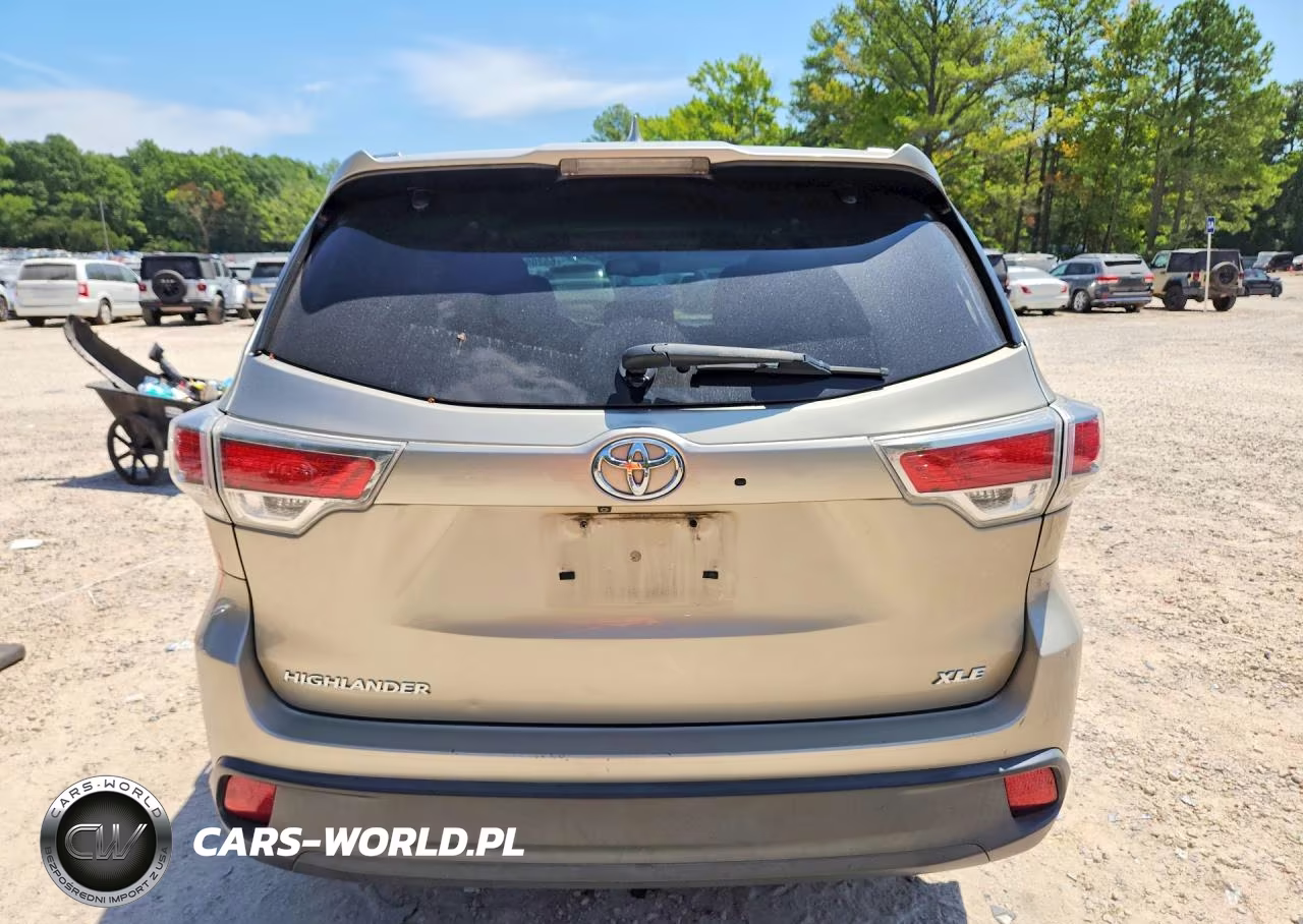 2014 Toyota Highlander Xle VIN:5TDKKRFH0ES008768 - 6