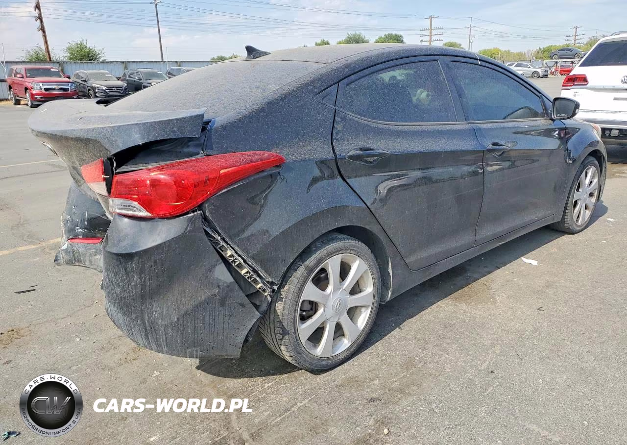 2013 Hyundai Elantra Limited VIN:5NPDH4AE6DH163658 - 3