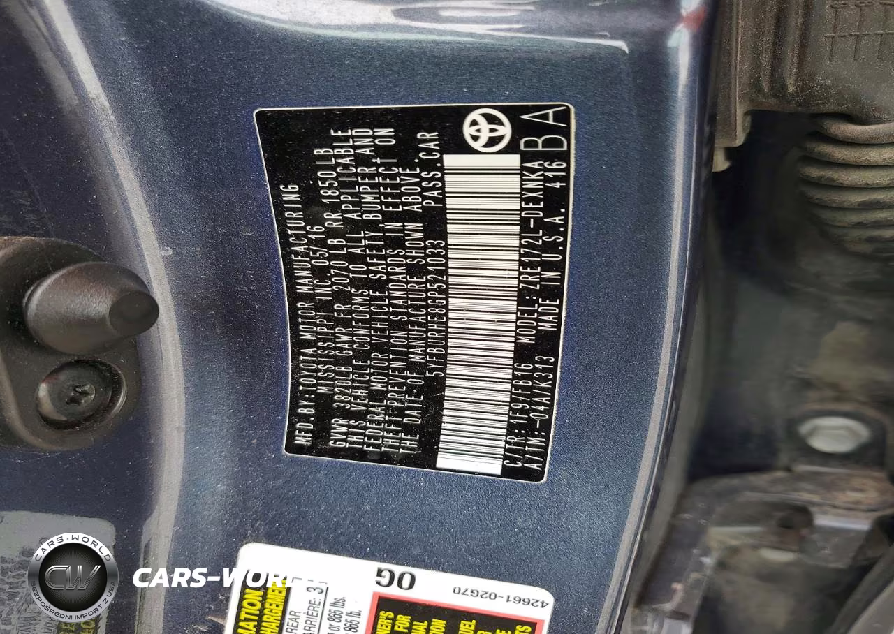 2016 Toyota Corolla Le VIN:5YFBURHE8GP521033 - 12