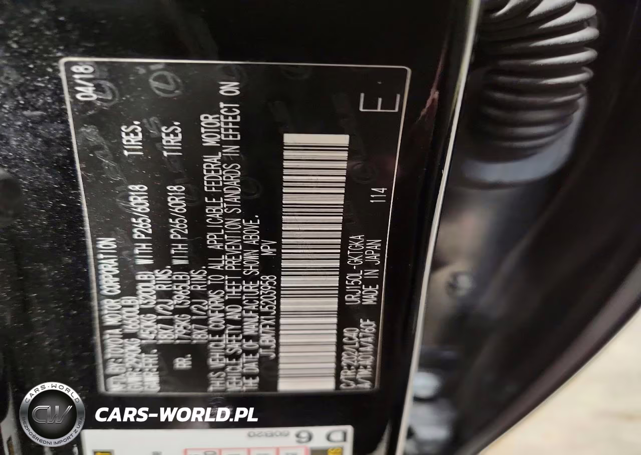 2018 Lexus Gx 460 VIN:JTJBM7FX1J5203958 - 13