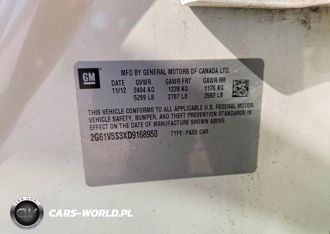 2013 Cadillac Xts Platinum VIN:2G61V5S3XD9168950 - 12