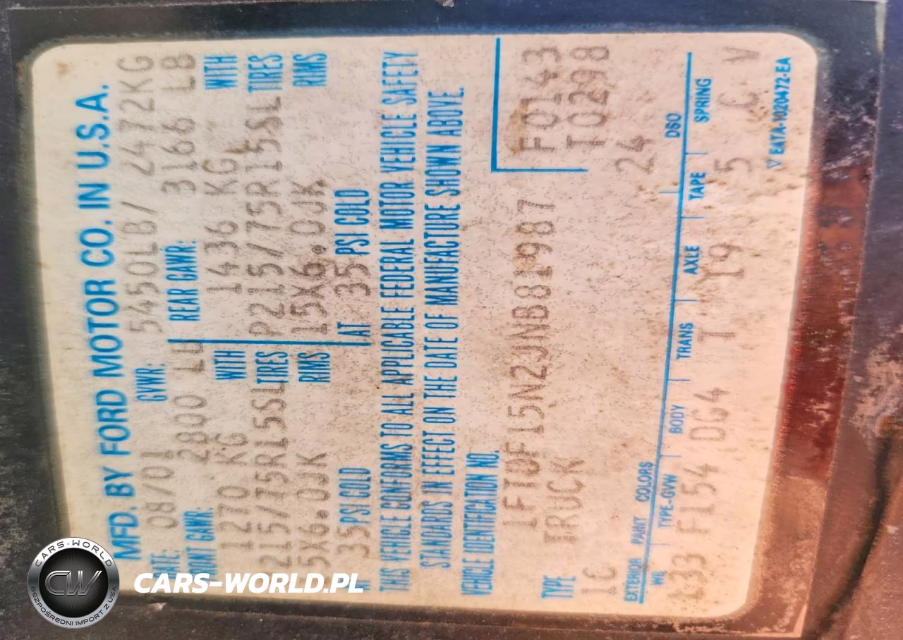 1988 Ford F150 VIN:1FTDF15N2JNB81987 - 12