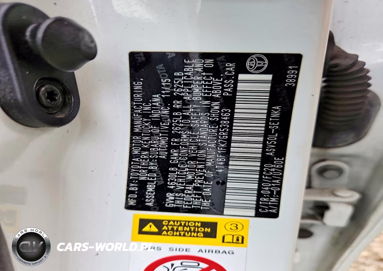 2016 Toyota Camry Le VIN:4T4BF1FK7GR538463 - 12