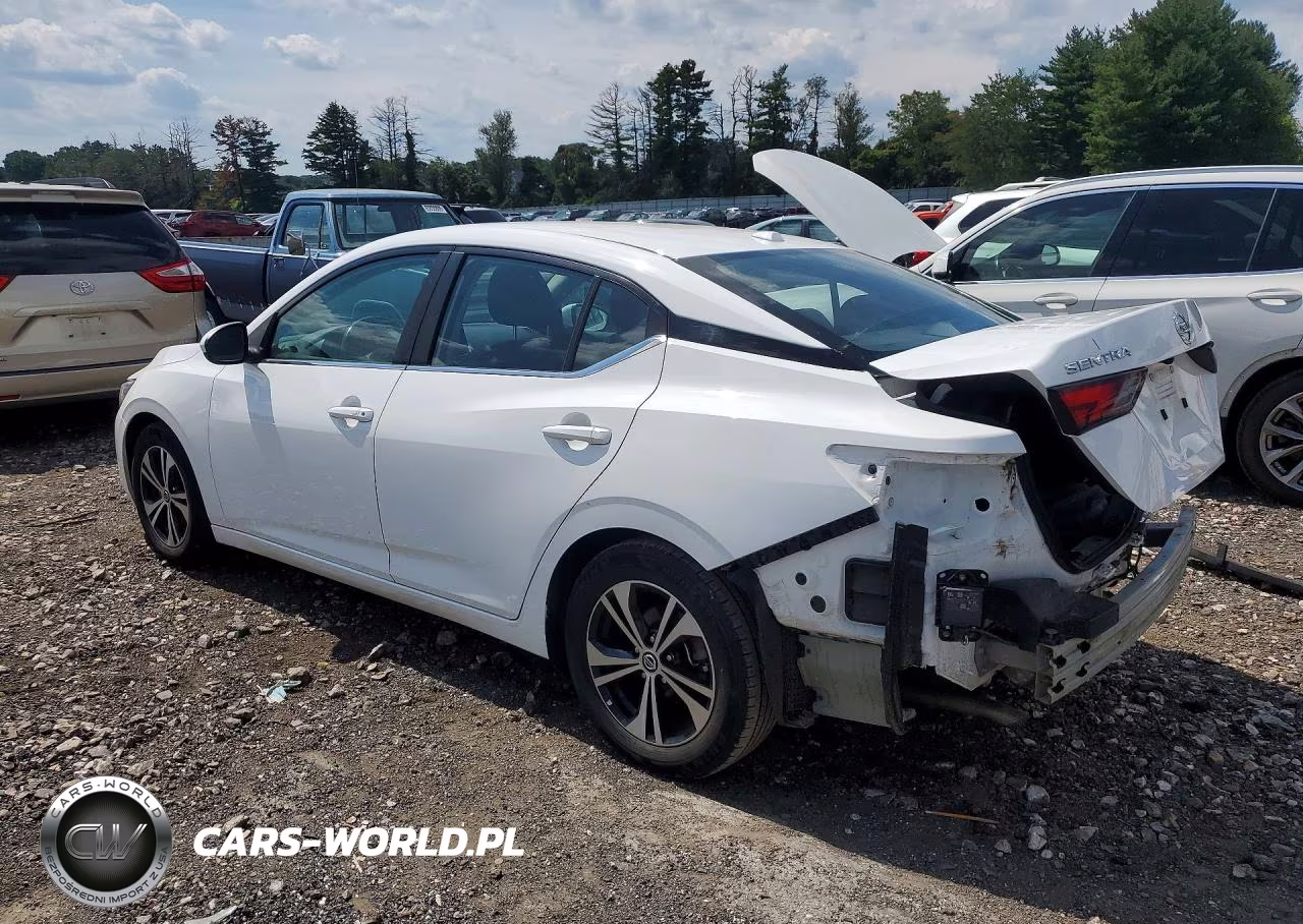 2022 Nissan Sentra Sv VIN:3N1AB8CV0NY244607 - 2