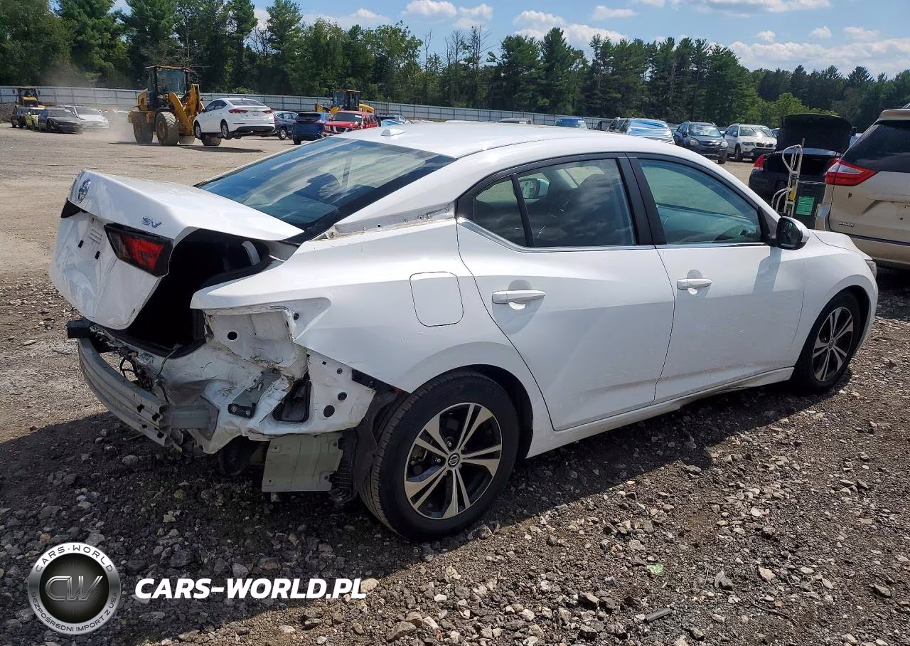 2022 Nissan Sentra Sv VIN:3N1AB8CV0NY244607 - 3