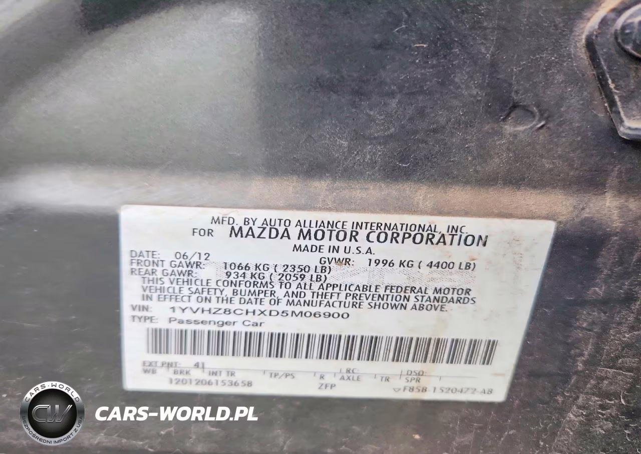 2013 Mazda 6 Grand Touring VIN:1YVHZ8CHXD5M06900 - 12