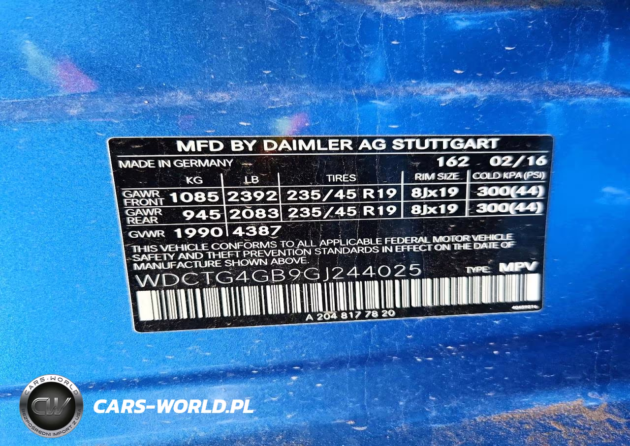 2016 Mercedes-Benz Gla 250 4Matic VIN:WDCTG4GB9GJ244025 - 12