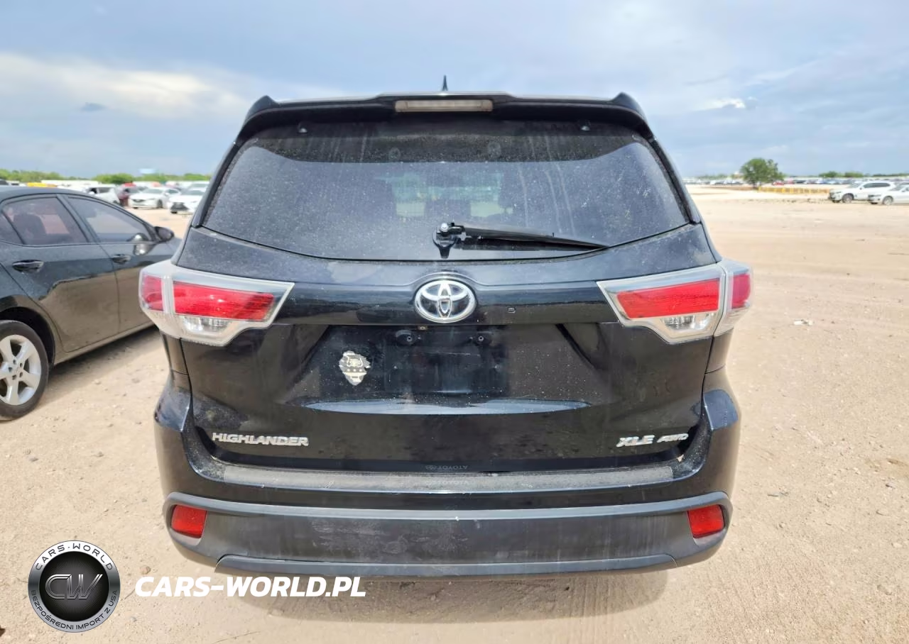 2014 Toyota Highlander Xle VIN:5TDJKRFHXES011351 - 6