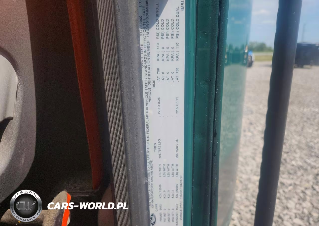 2016 Mack 600 Cxu600 VIN:1M1AW01X6GM008573 - 12