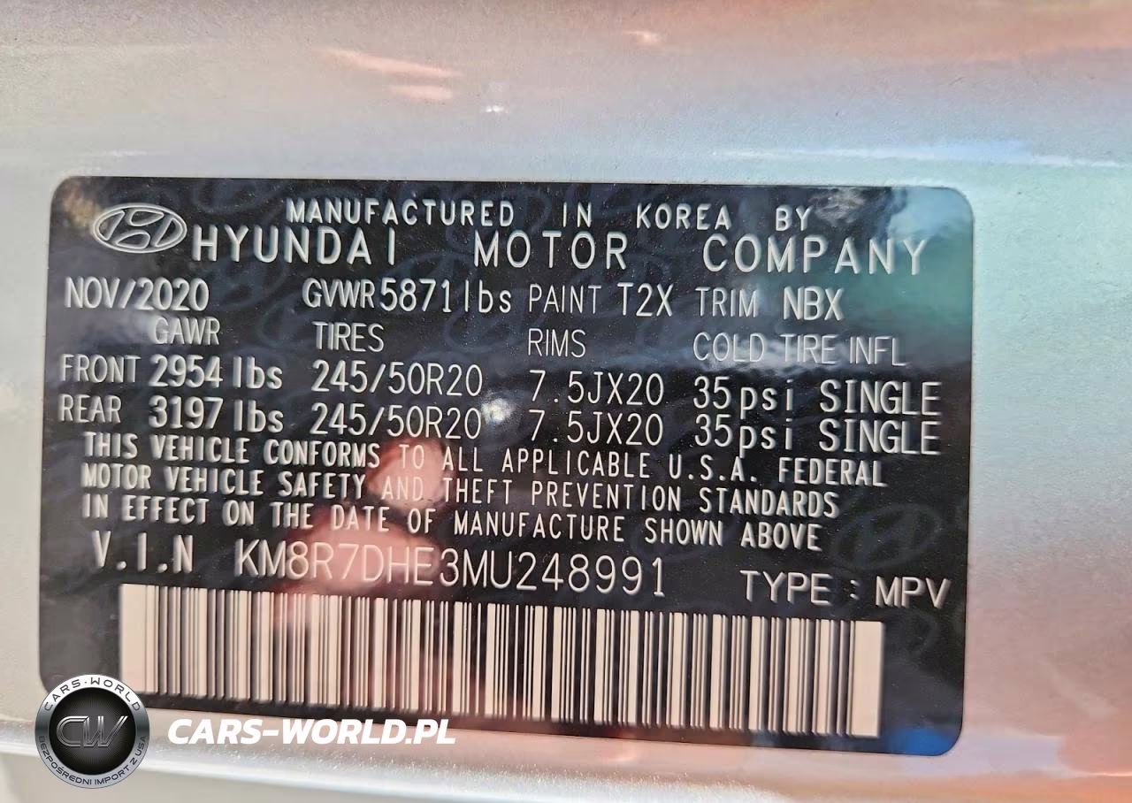 2021 Hyundai Palisade Calligraphy VIN:KM8R7DHE3MU248991 - 13