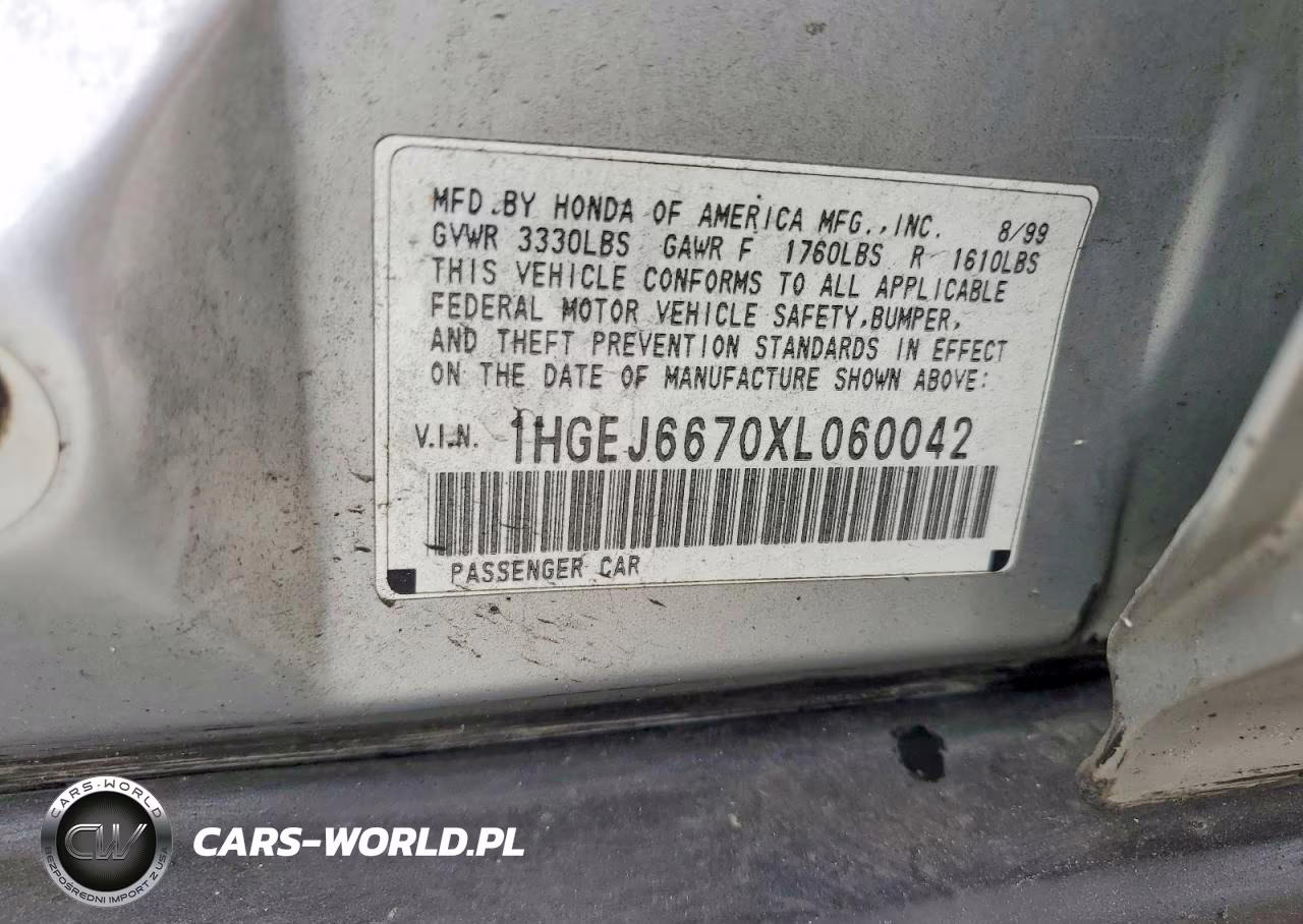 1999 Honda Civic Lx VIN:1HGEJ6670XL060042 - 12