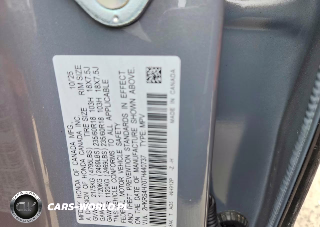 2026 Honda Cr-V Exl VIN:2HKRS4H70TH440737 - 12