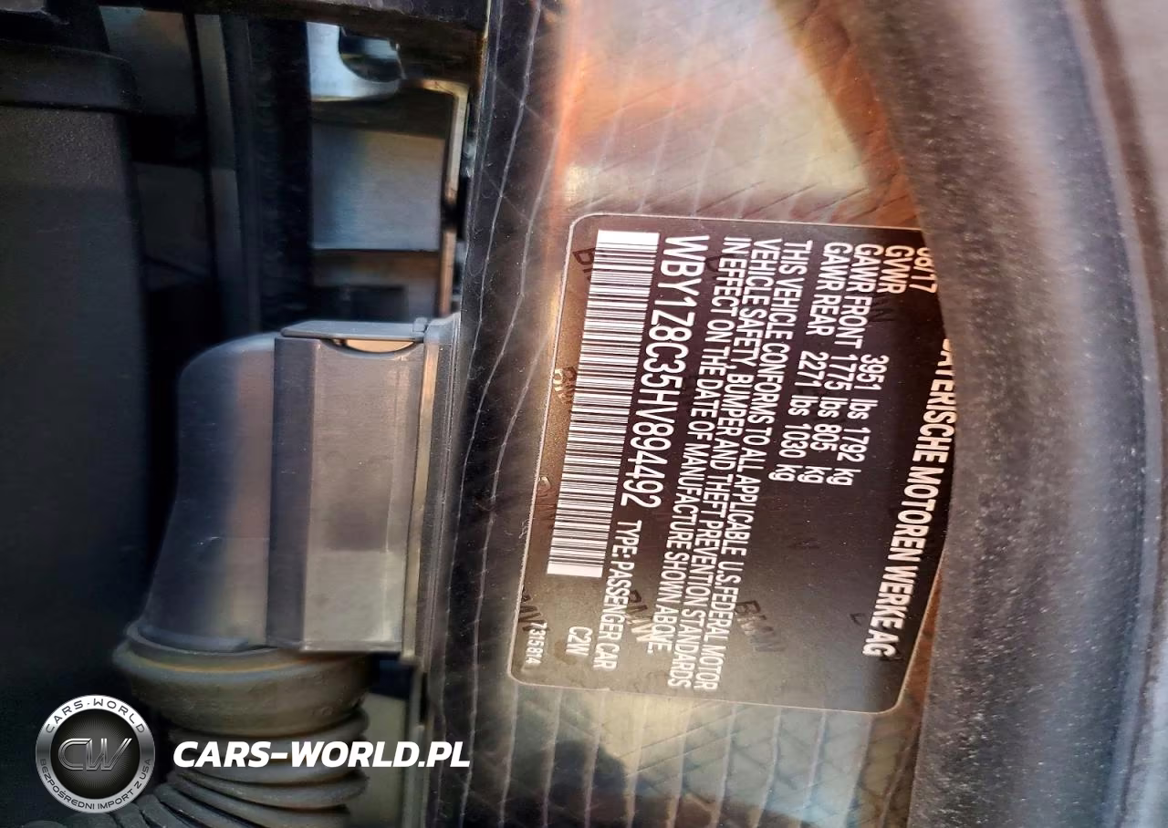 2017 BMW I3 Rex VIN:WBY1Z8C35HV894492 - 12