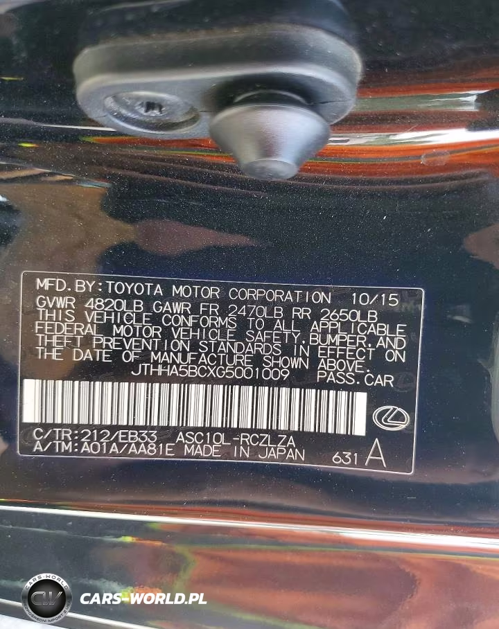 2016 Lexus Rc 200T VIN:JTHHA5BCXG5001009 - 12