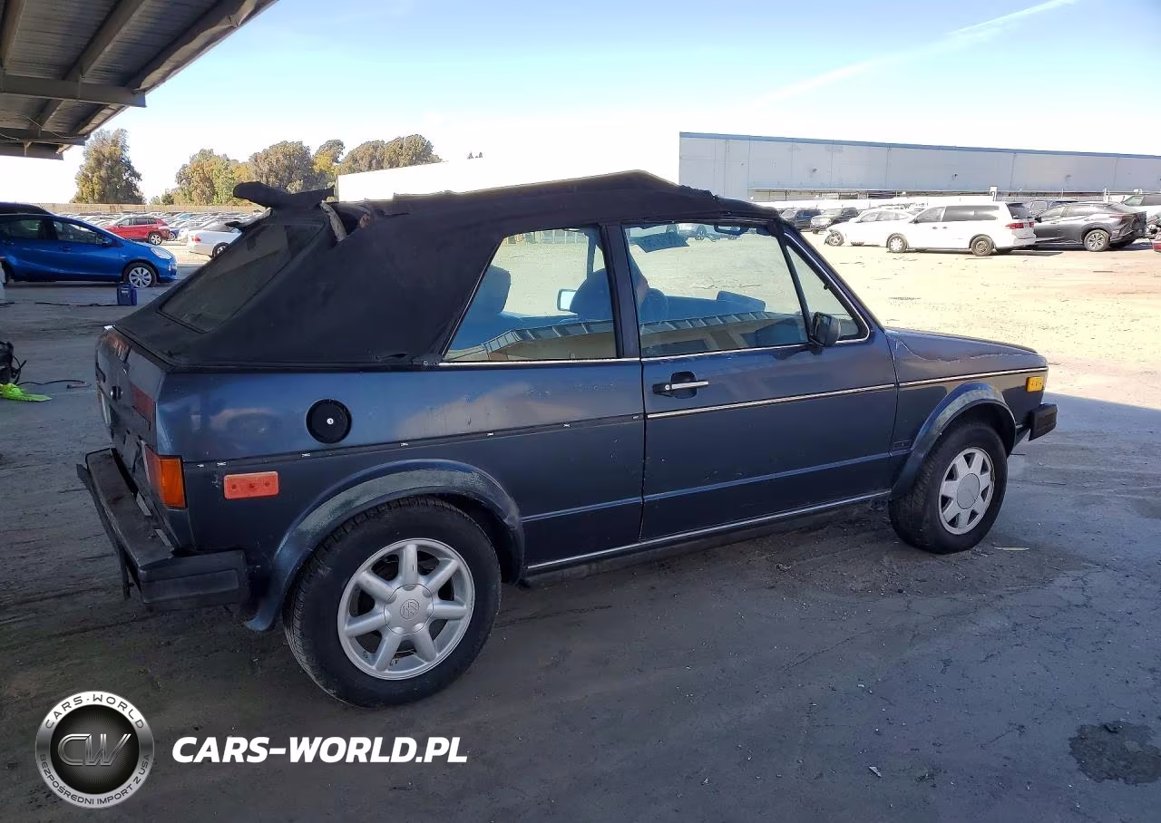 1987 Volkswagen Cabriolet VIN:WVWCA015XHK006361 - 3