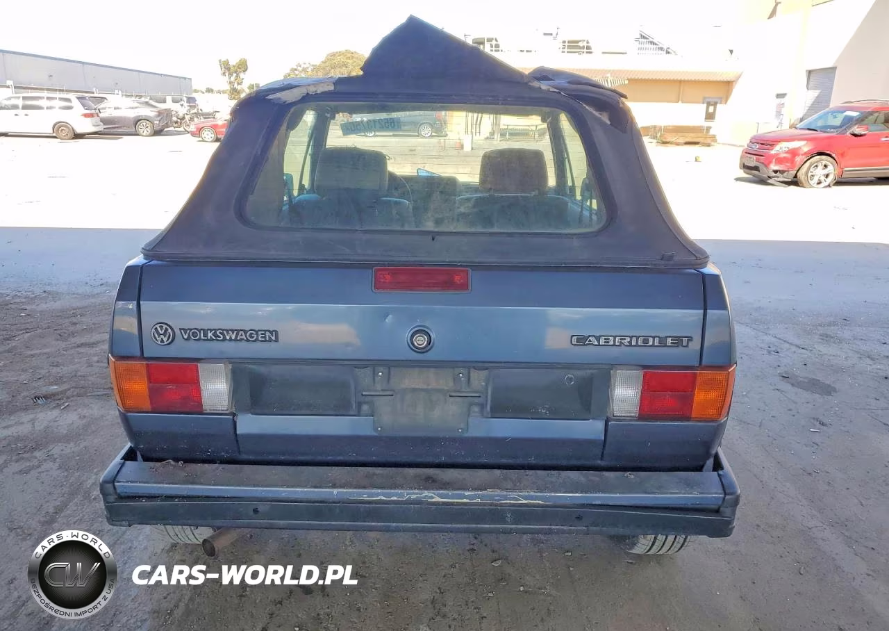 1987 Volkswagen Cabriolet VIN:WVWCA015XHK006361 - 6