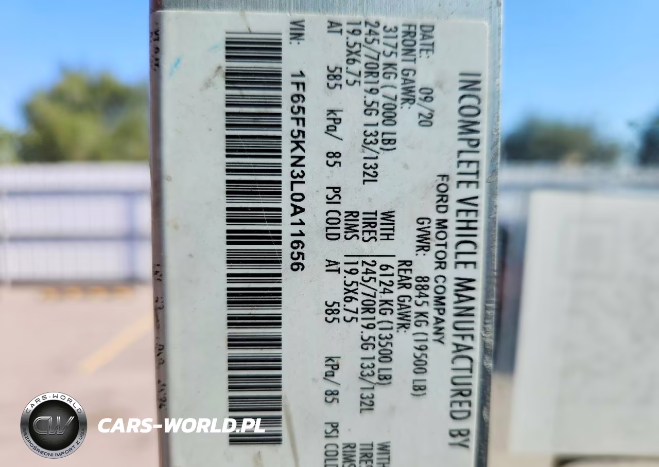 2020 Ford F59 VIN:1F65F5KN3L0A11656 - 13