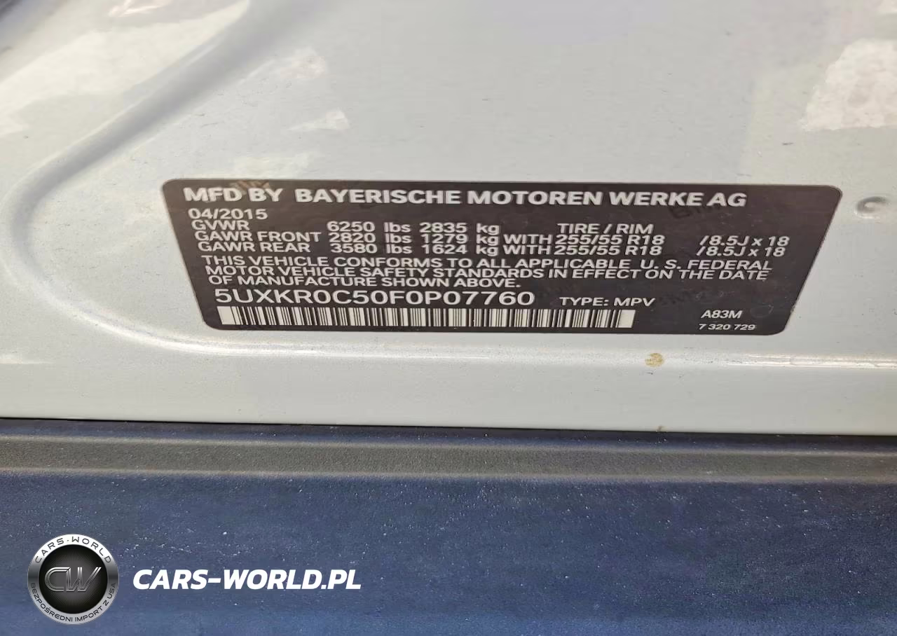 2015 BMW X5 xDrive35I VIN:5UXKR0C50F0P07760 - 13