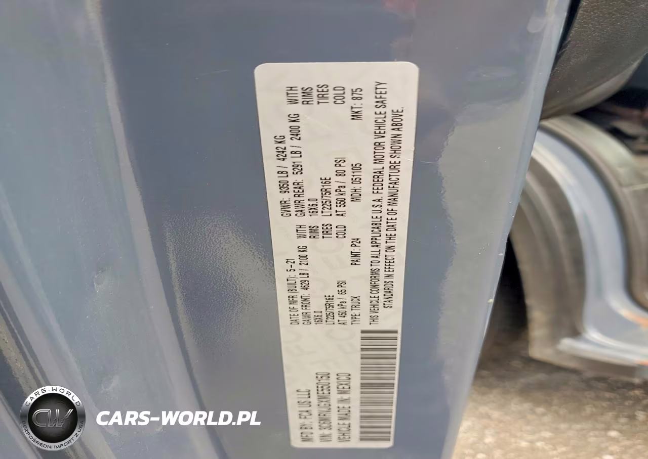 2021 Ram Promaster 3500 3500 High VIN:3C6MRVJGXME550150 - 13
