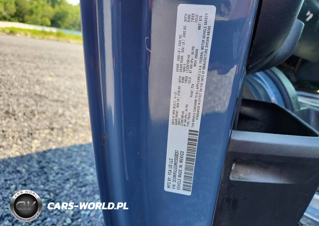 2021 Ram Promaster 3500 Delivery Van VIN:3C6MRVJG0ME550237 - 13