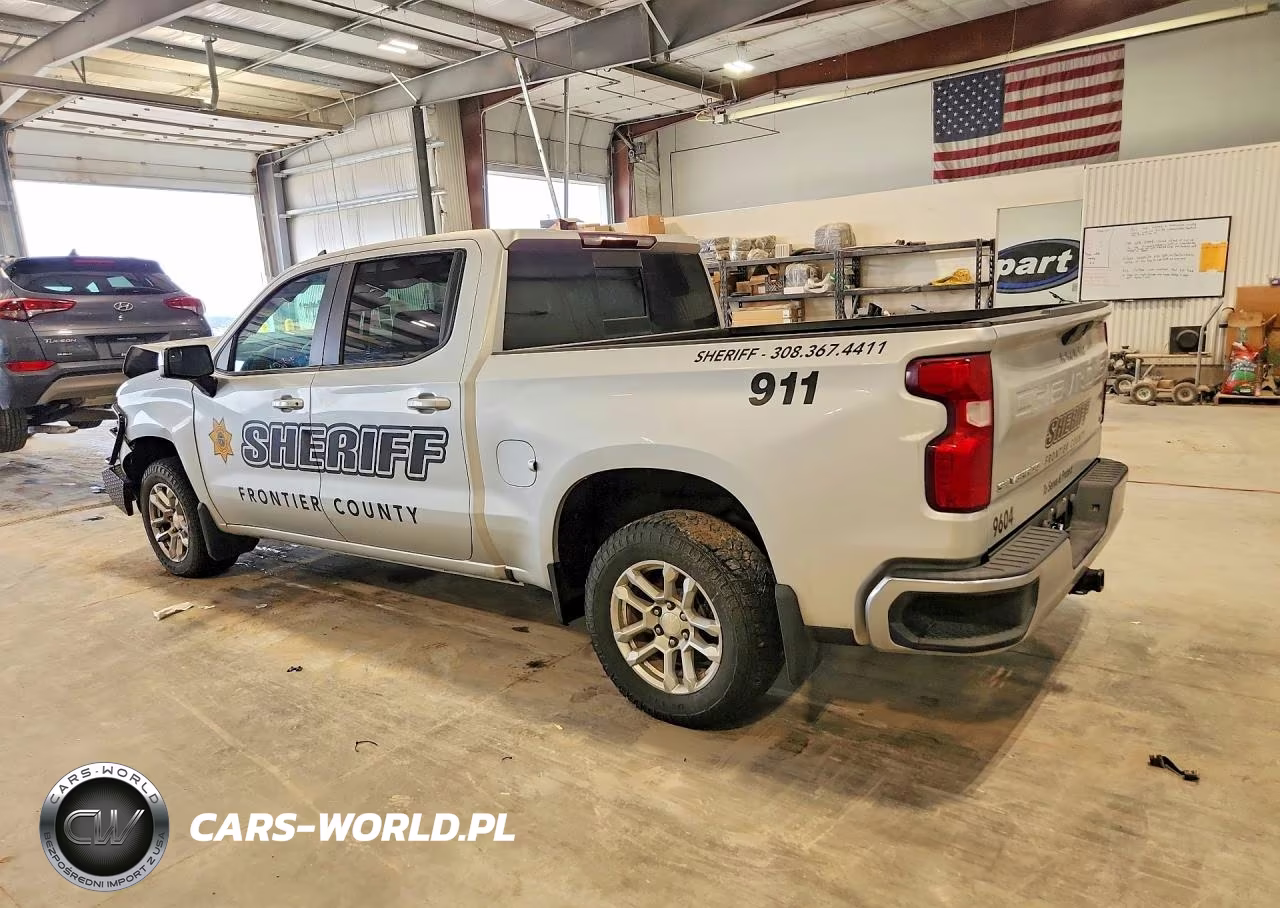 2022 Chevrolet Silverado Ltd K1500 Lt VIN:3GCUYDEDXNG107346 - 2