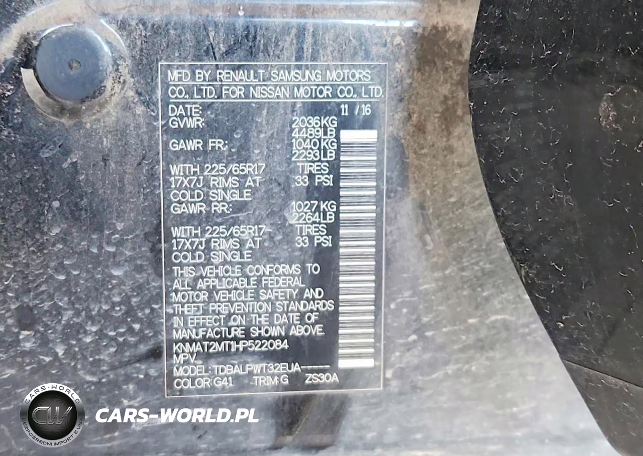2017 Nissan Rogue S VIN:KNMAT2MT1HP522084 - 14