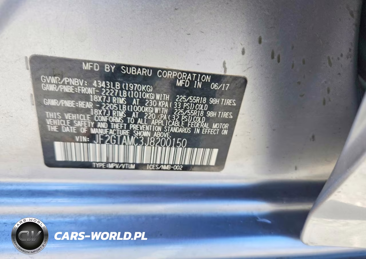 2018 Subaru Crosstrek Limited VIN:JF2GTAMC3J8200150 - 12