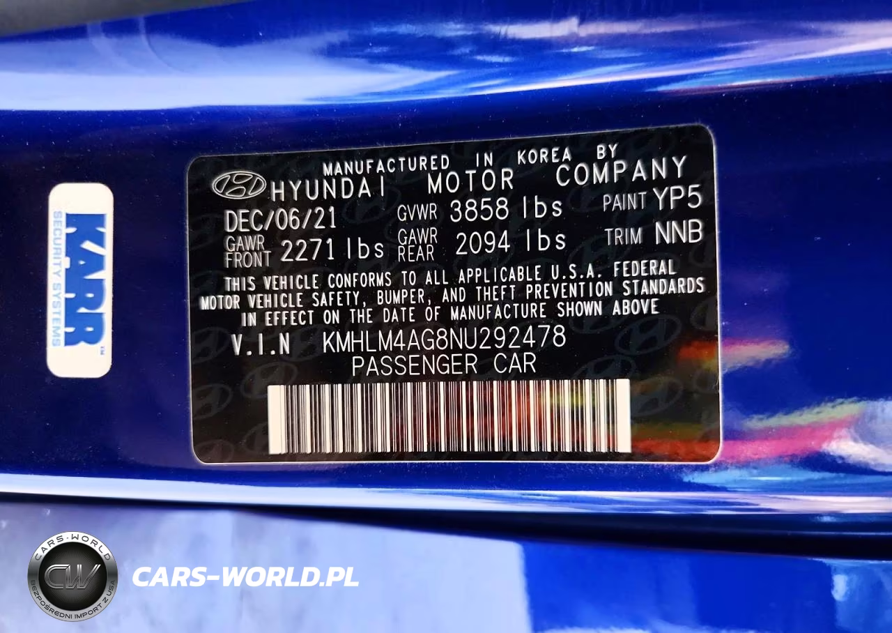 2022 Hyundai Elantra Sel VIN:KMHLM4AG8NU292478 - 13