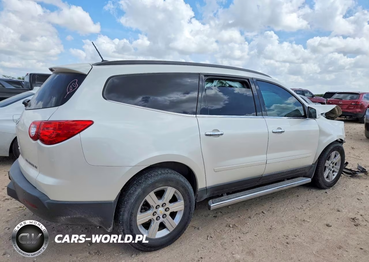 2012 Chevrolet Traverse Lt VIN:1GNKRJED6CJ345801 - 3