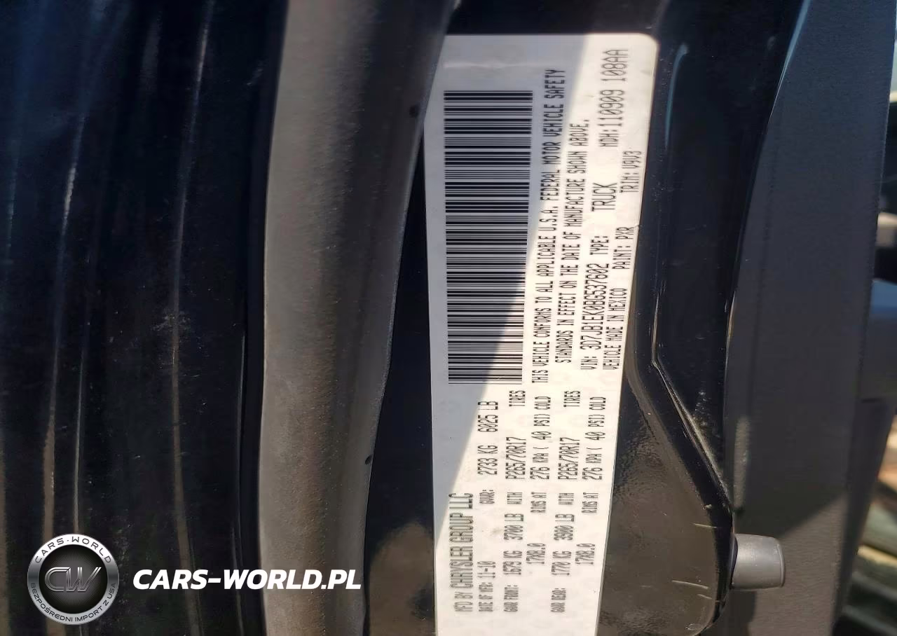 2011 Dodge Ram 1500 VIN:3D7JB1EK0BG537602 - 12