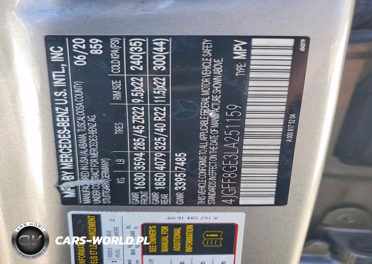 2020 Mercedes-Benz Gls 580 4Matic VIN:4JGFF8GE3LA251159 - 12
