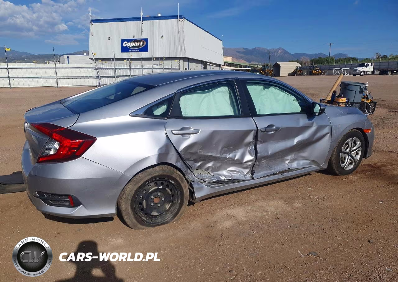 2018 Honda Civic Lx VIN:19XFC2F54JE028165 - 3