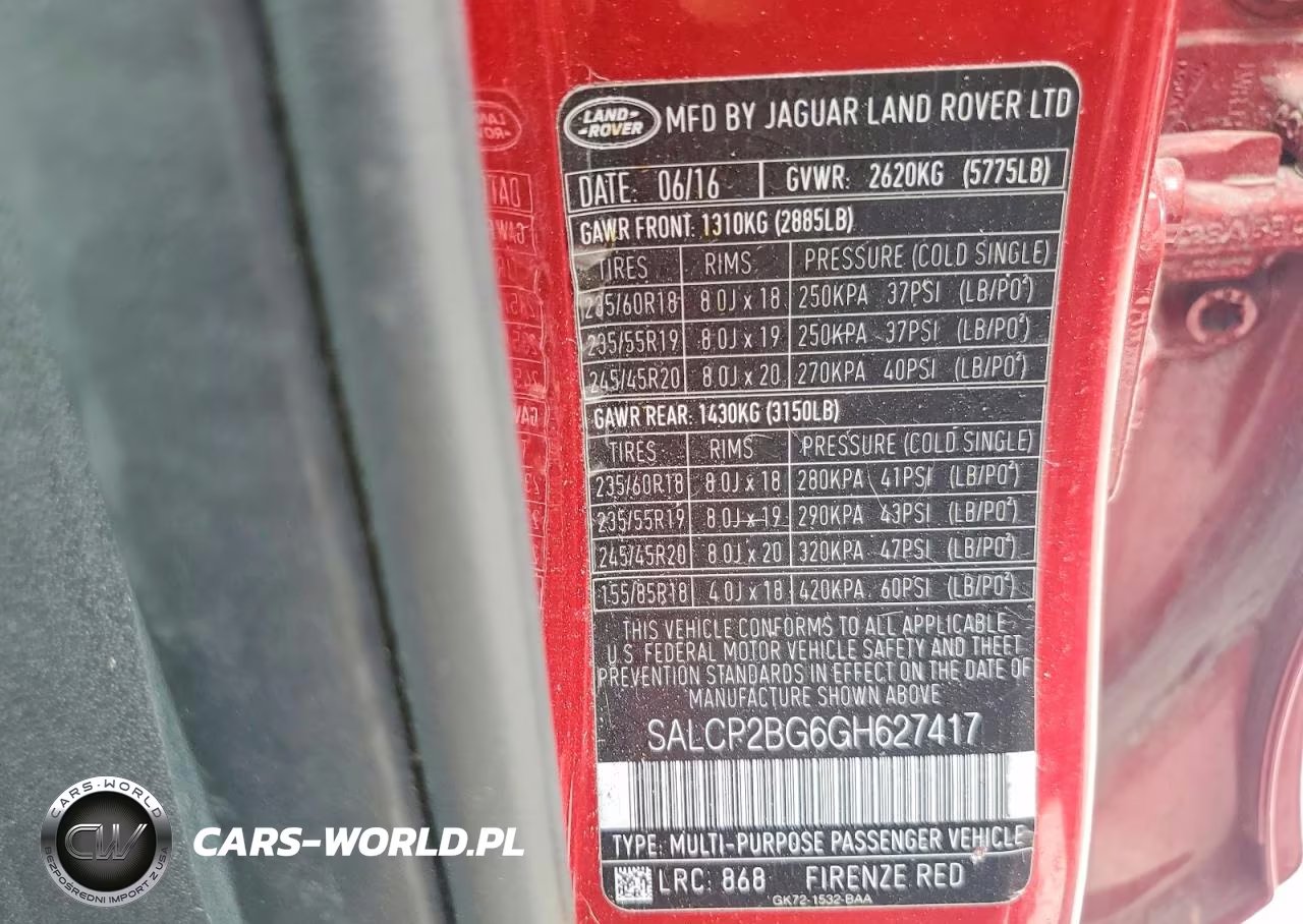 2016 Land Rover Discovery Sport Se VIN:SALCP2BG6GH627417 - 13
