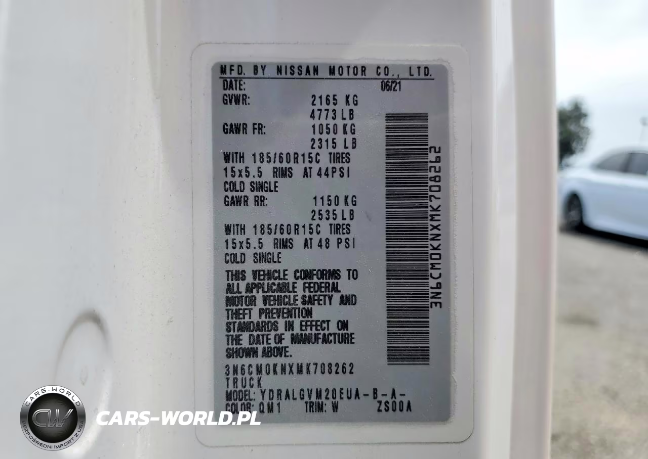2021 Nissan Nv200 Van VIN:3N6CM0KNXMK708262 - 13