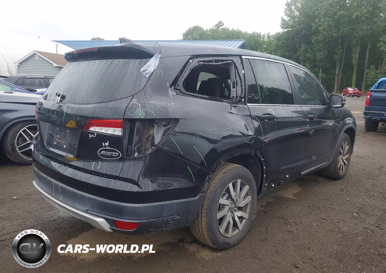 2020 Honda Pilot Exl VIN:5FNYF6H53LB046951 - 3