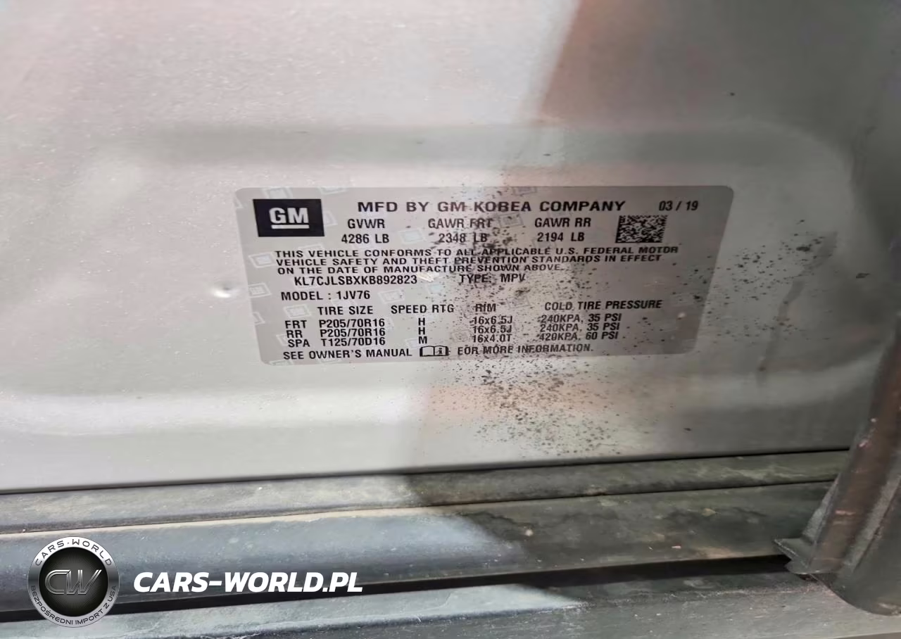 2019 Chevrolet Trax 1Lt VIN:KL7CJLSBXKB892823 - 13